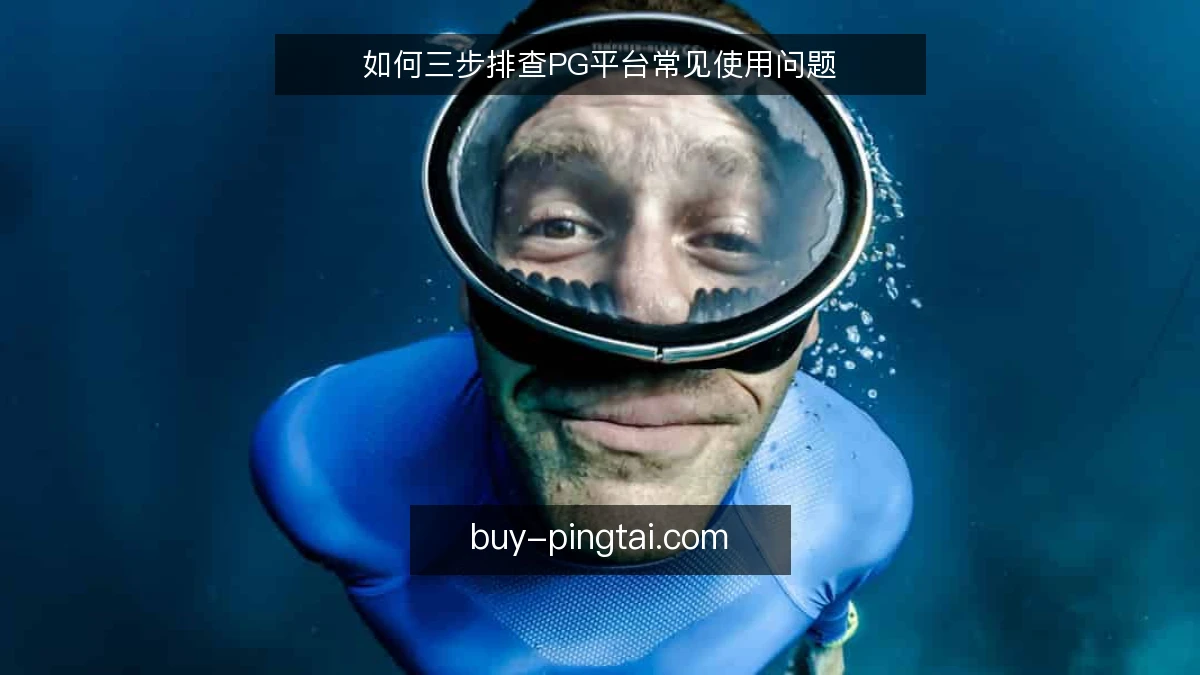 如何三步排查PG平台常见使用问题